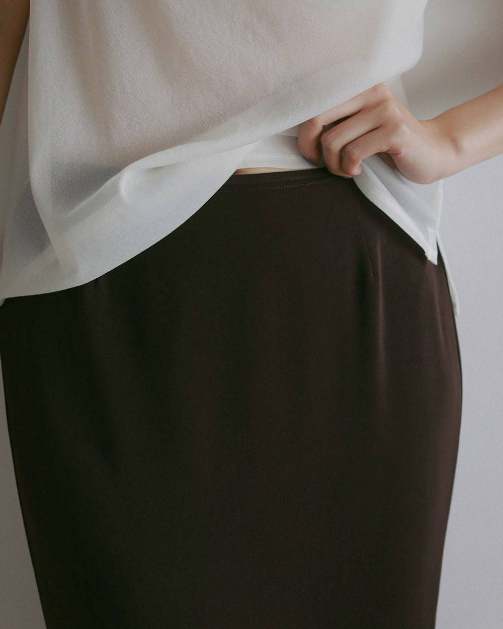Georgette Pencil Skirt Georgette Pencil Skirt,ジョーゼット ペンシル スカート,62710803,スカート,ボトム,ペンシルスカート,ànuke,アンヌーク,lifes,ライフズ,27ss