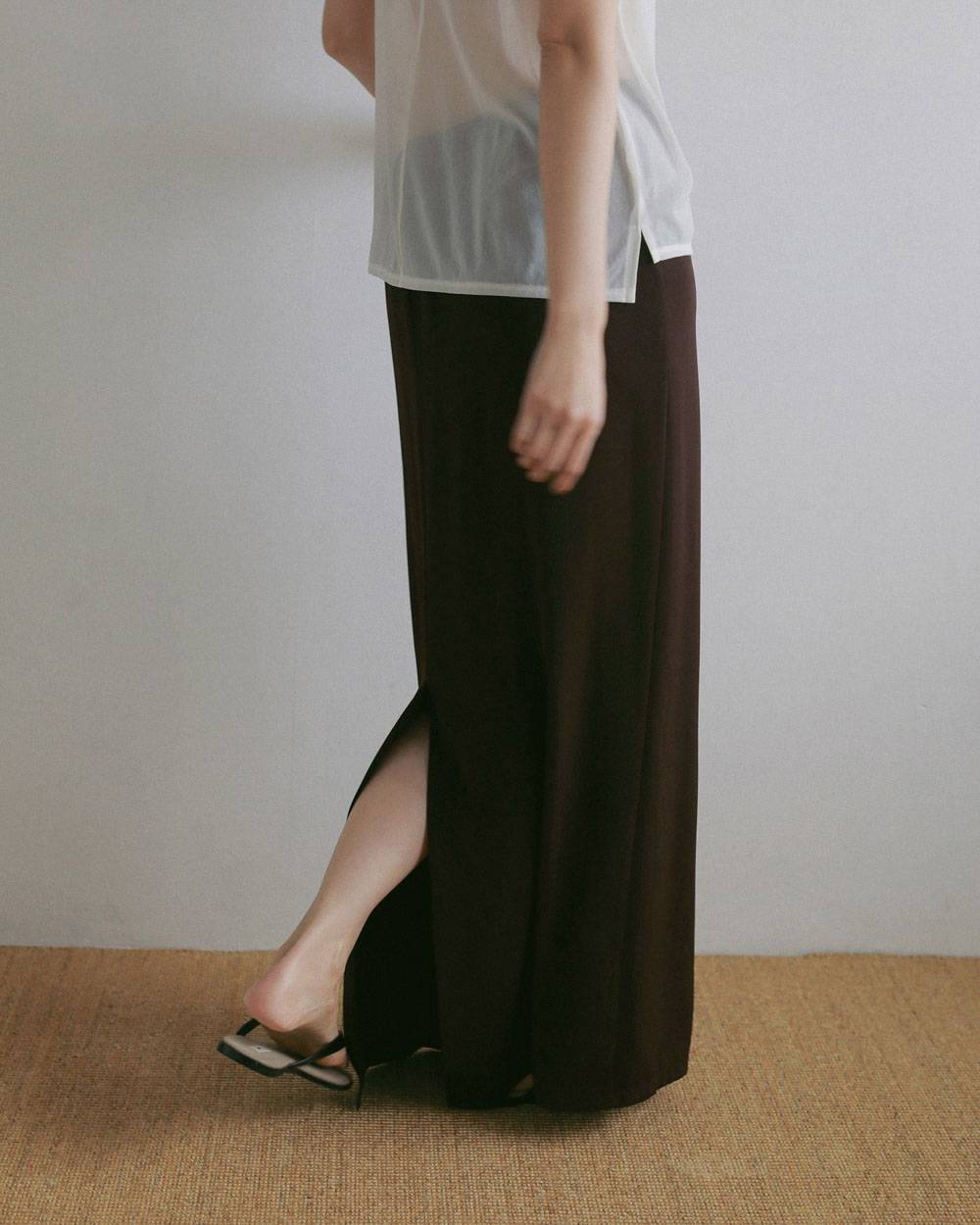 Georgette Pencil Skirt Georgette Pencil Skirt,ジョーゼット ペンシル スカート,62710803,スカート,ボトム,ペンシルスカート,ànuke,アンヌーク,lifes,ライフズ,27ss
