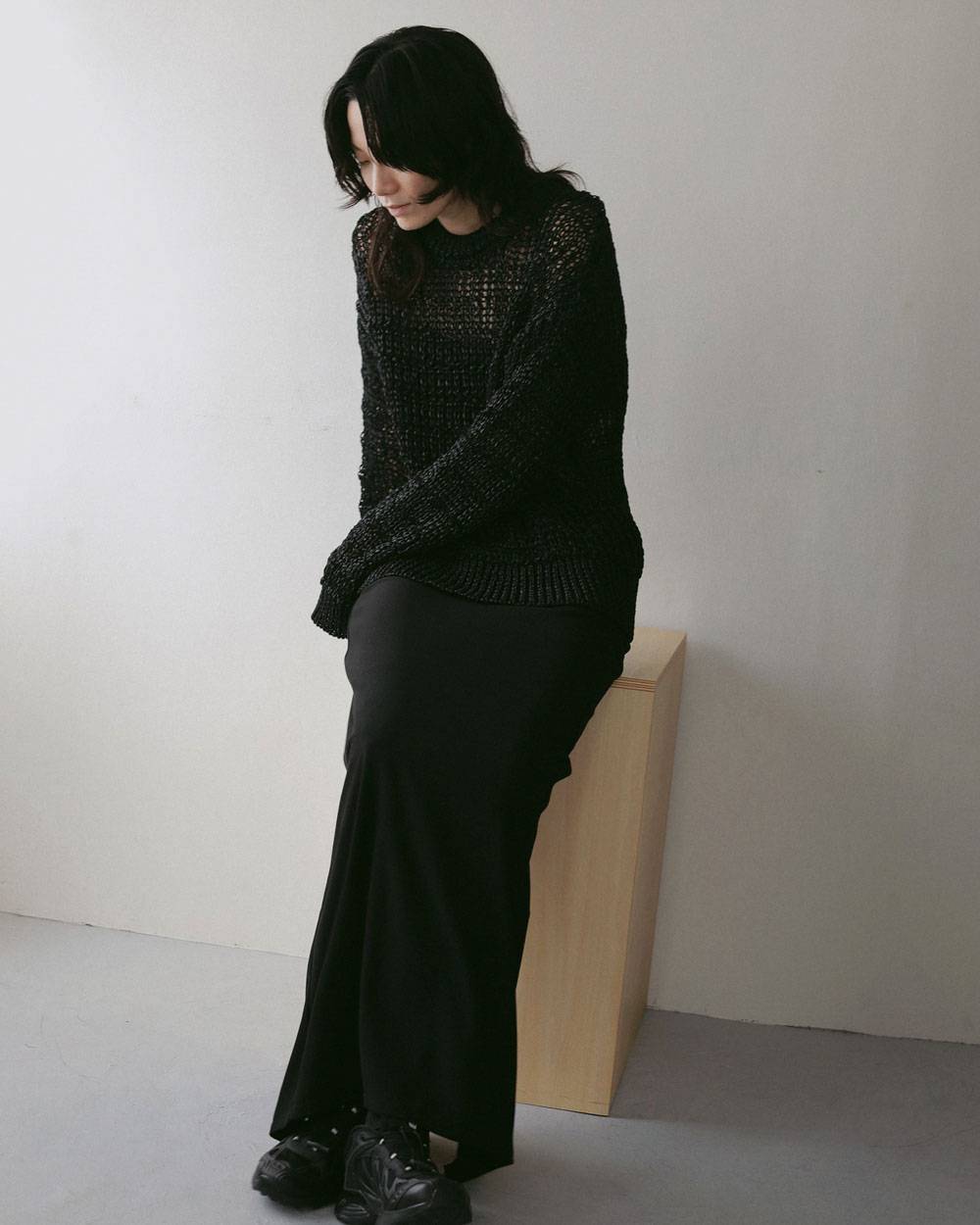 Georgette Pencil Skirt Georgette Pencil Skirt,ジョーゼット ペンシル スカート,62710803,スカート,ボトム,ペンシルスカート,ànuke,アンヌーク,lifes,ライフズ,27ss