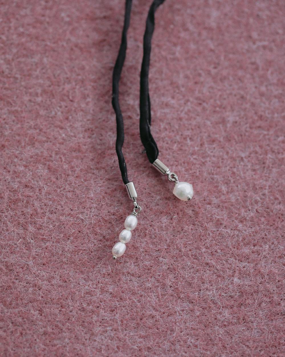 Silk Cord Choker Silk Cord Choker,シルク コード チョーカー,62710903,アクセサリー,アクセ,ネックレス,チョーカー,ロングチョーカー,ànuke,アンヌーク,lifes,ライフズ,27ss