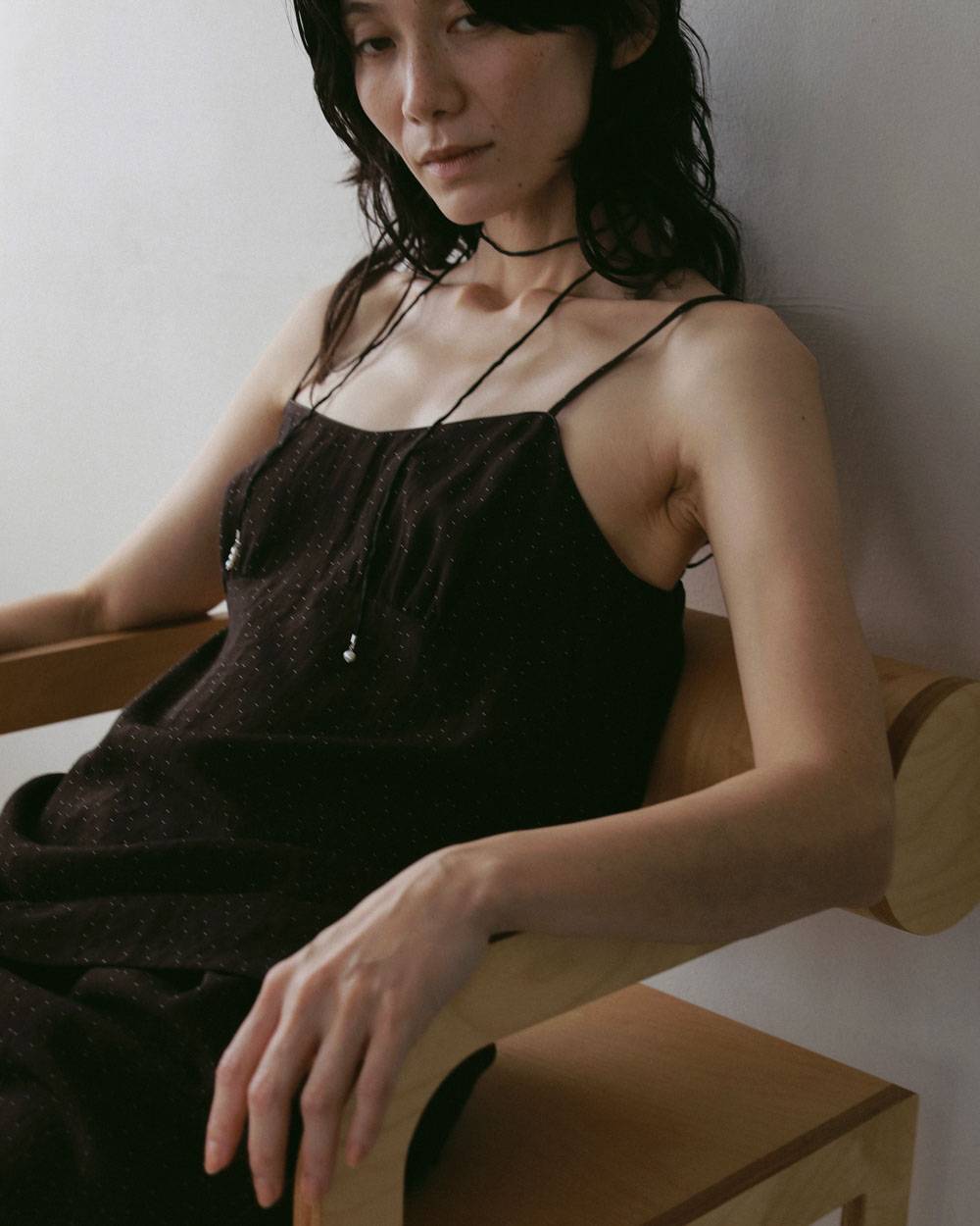 Silk Cord Choker Silk Cord Choker,シルク コード チョーカー,62710903,アクセサリー,アクセ,ネックレス,チョーカー,ロングチョーカー,ànuke,アンヌーク,lifes,ライフズ,27ss