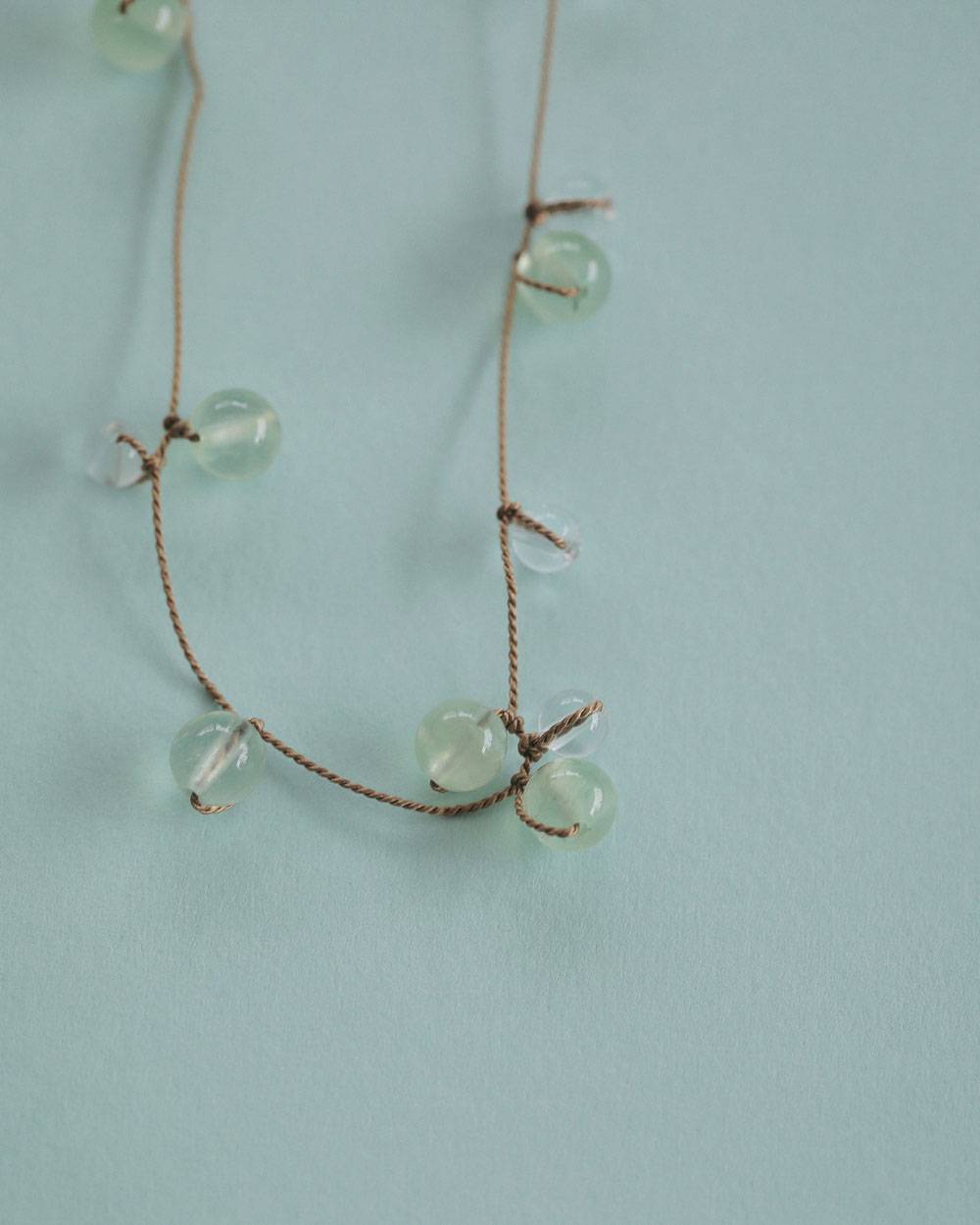 Stone Silkcord Necklace Stone Silkcord Necklace,ストーン シルクコード ネックレス,62710904,ネックレス,アクセサリー,アクセ,ショートネックレス,天然石,ànuke,アンヌーク,lifes,ライフズ,27ss
