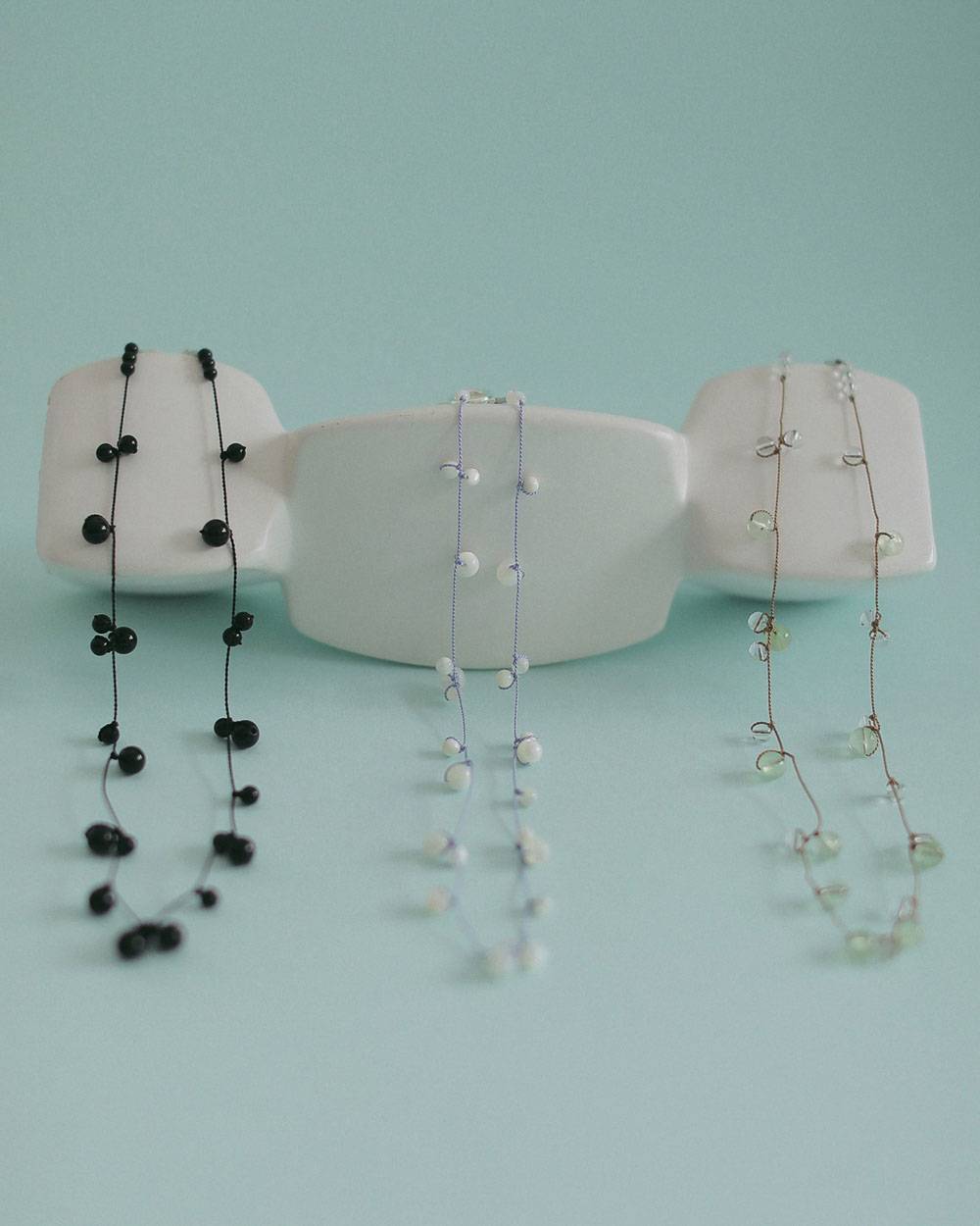 Stone Silkcord Necklace Stone Silkcord Necklace,ストーン シルクコード ネックレス,62710904,ネックレス,アクセサリー,アクセ,ショートネックレス,天然石,ànuke,アンヌーク,lifes,ライフズ,27ss