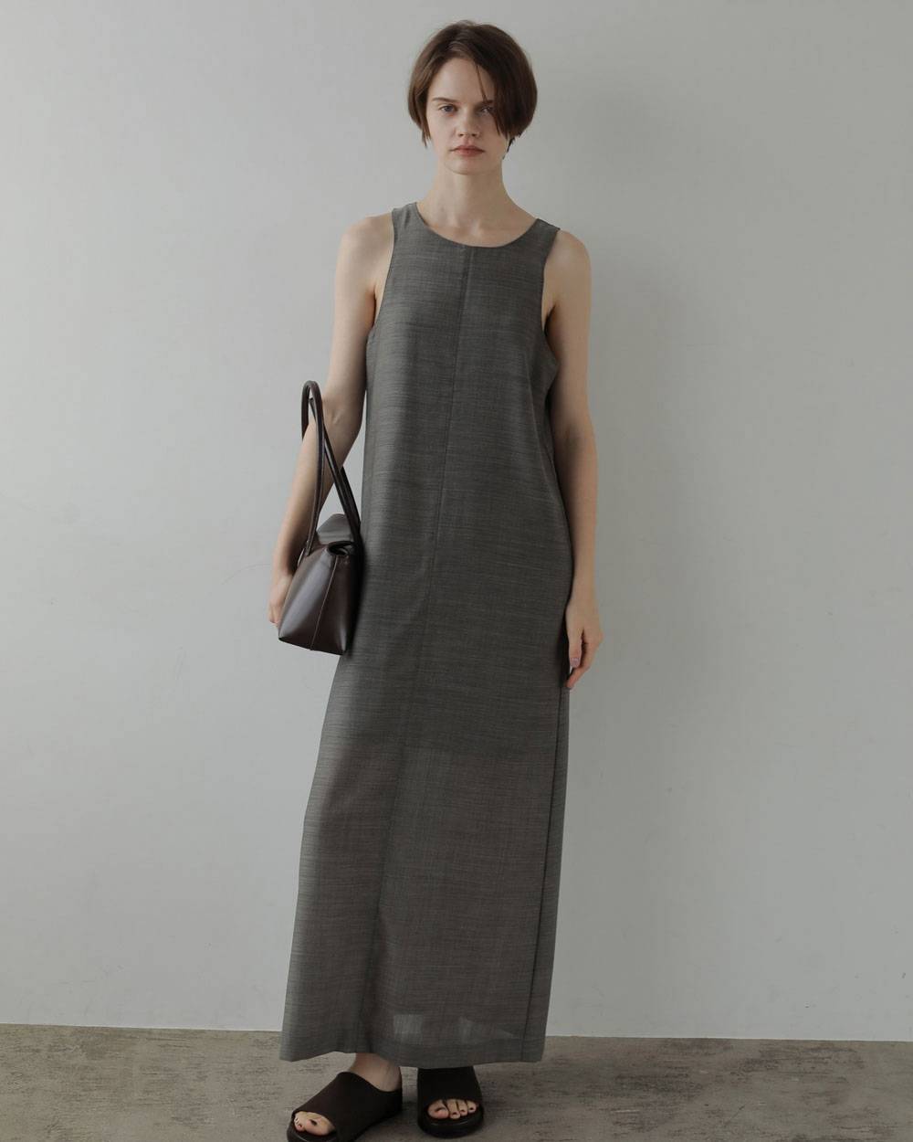 Leather Boston Bag Leather Boston Bag,レザー ボストン バッグ,62711003,バッグ,小物,レザーボストンバッグ,ànuke,アンヌーク,lifes,ライフズ,27ss
