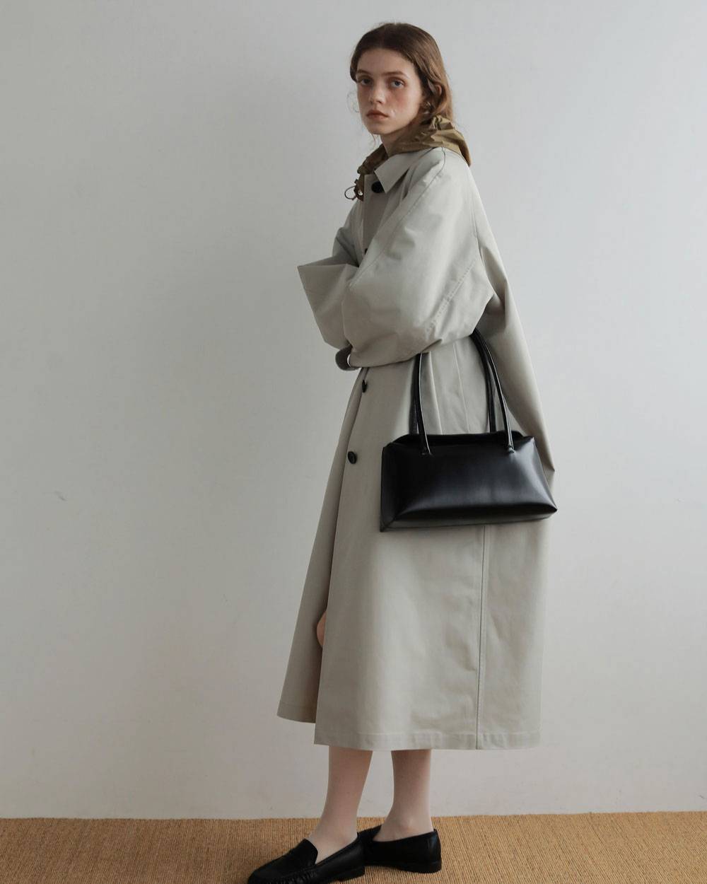 Leather Boston Bag Leather Boston Bag,レザー ボストン バッグ,62711003,バッグ,小物,レザーボストンバッグ,ànuke,アンヌーク,lifes,ライフズ,27ss