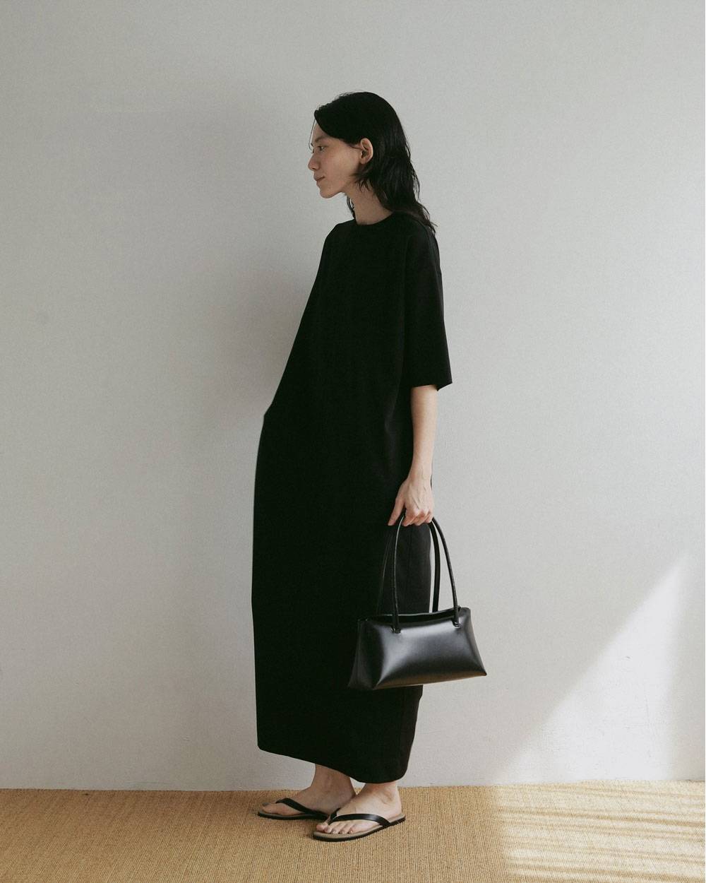 Leather Boston Bag Leather Boston Bag,レザー ボストン バッグ,62711003,バッグ,小物,レザーボストンバッグ,ànuke,アンヌーク,lifes,ライフズ,27ss