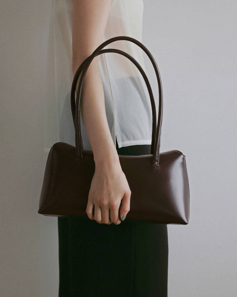 Leather Boston Bag Leather Boston Bag,レザー ボストン バッグ,62711003,バッグ,小物,レザーボストンバッグ,ànuke,アンヌーク,lifes,ライフズ,27ss