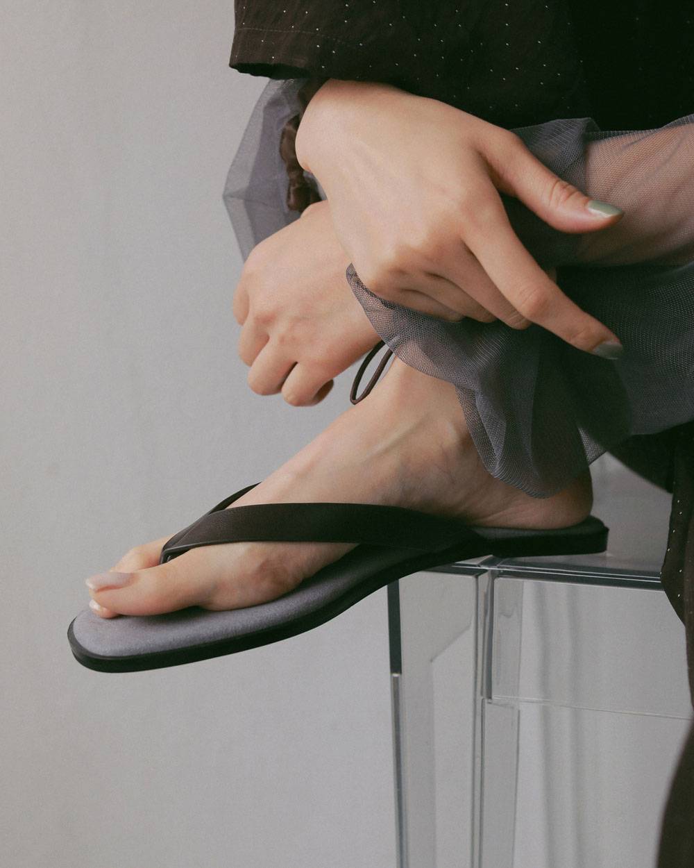 Bicolor Tongs Sandals Bicolor Tongs Sandals,バイカラー トング サンダル,62711005,サンダル,靴,トングサンダル,ànuke,アンヌーク,lifes,ライフズ,27ss