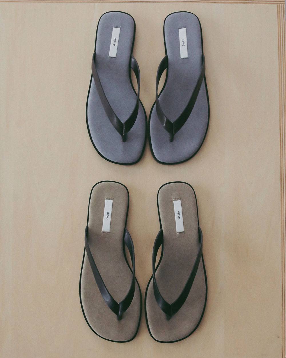 Bicolor Tongs Sandals Bicolor Tongs Sandals,バイカラー トング サンダル,62711005,サンダル,靴,トングサンダル,ànuke,アンヌーク,lifes,ライフズ,27ss