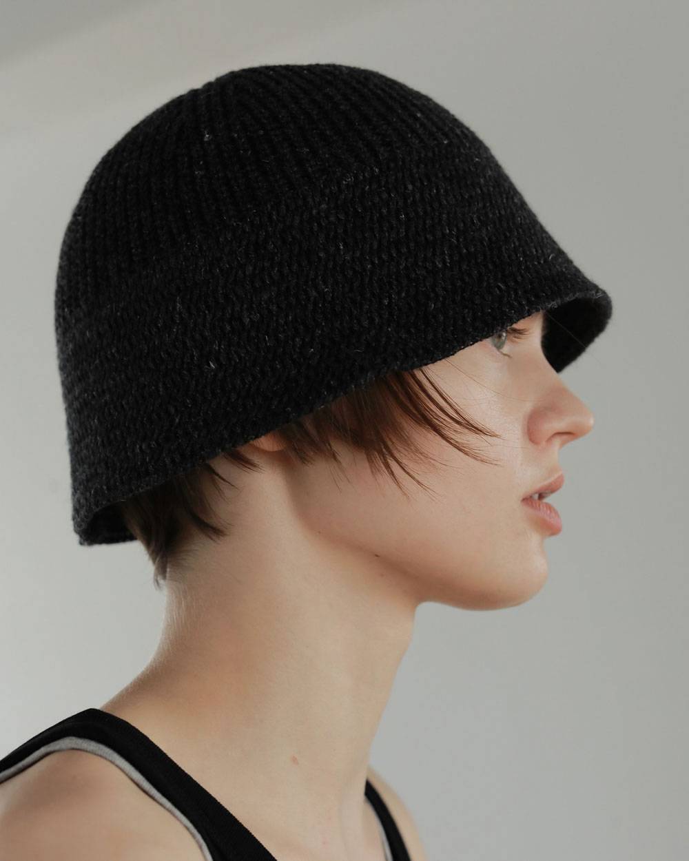 Linenknit Bucket Hat Linenknit Bucket Hat,リネンニット バケット ハット,62711011,帽子,ハット,ニット,バケットハット,ànuke,アンヌーク,lifes,ライフズ,27ss