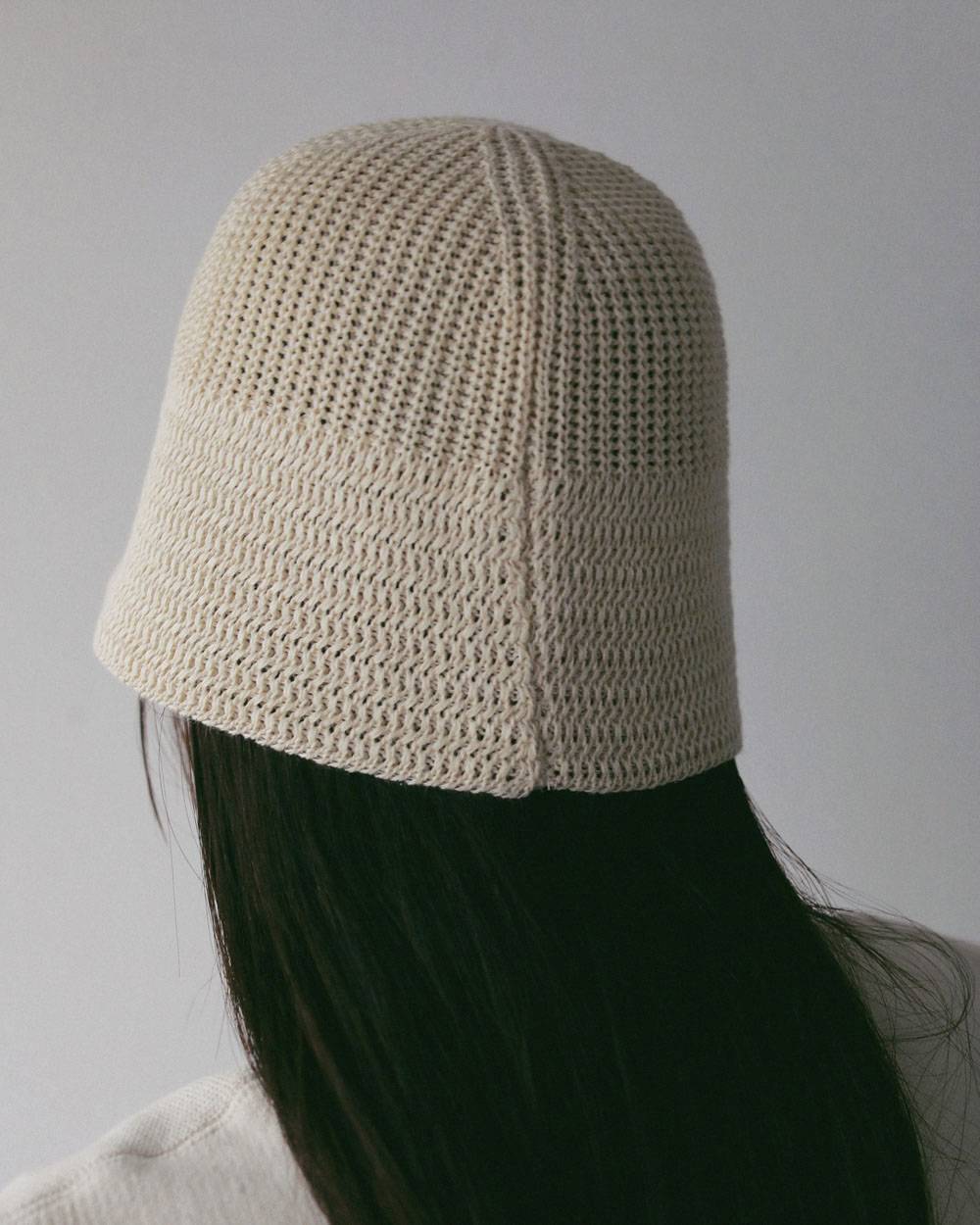 Linenknit Bucket Hat Linenknit Bucket Hat,リネンニット バケット ハット,62711011,帽子,ハット,ニット,バケットハット,ànuke,アンヌーク,lifes,ライフズ,27ss