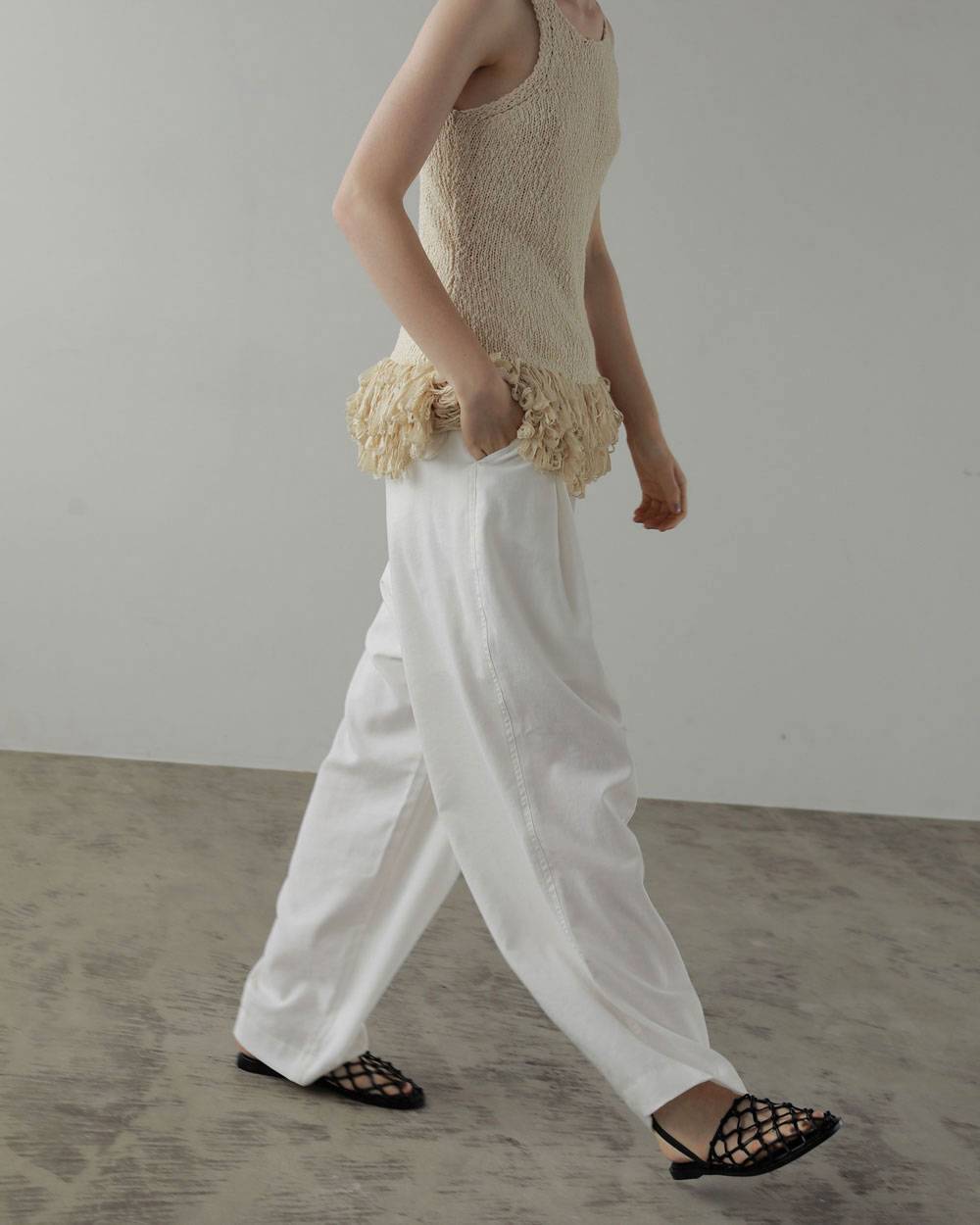 Braid Flat Shoes Braid Flat Shoes,ブレード フラット シューズ,62711012,靴,シューズ,メッシュサンダル,サンダル,ànuke,アンヌーク,lifes,ライフズ,27ss