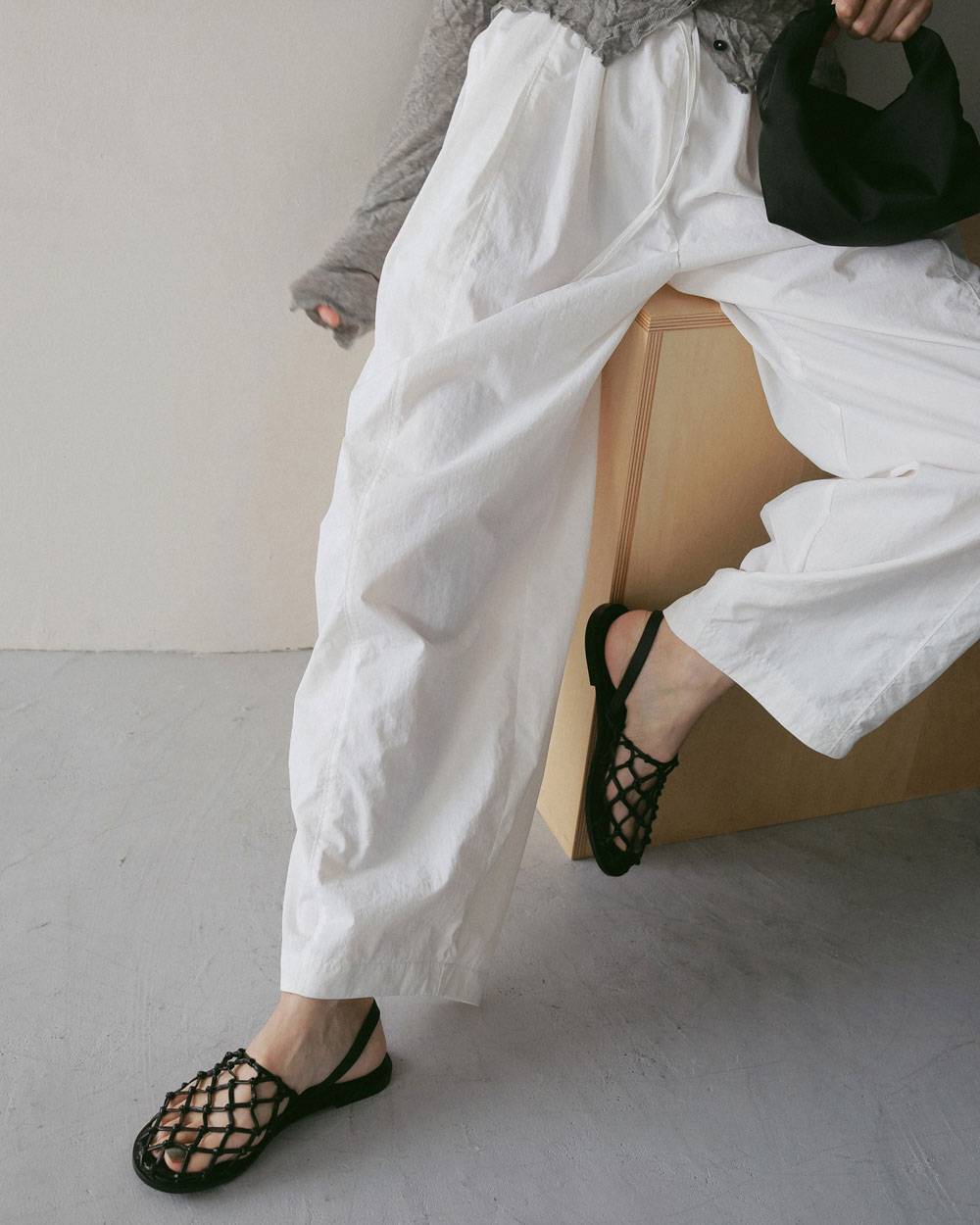 Braid Flat Shoes Braid Flat Shoes,ブレード フラット シューズ,62711012,靴,シューズ,メッシュサンダル,サンダル,ànuke,アンヌーク,lifes,ライフズ,27ss