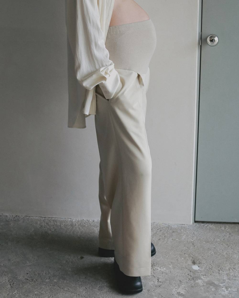 【Reha.】Tuck Wide Pants Tuck Wide Pants,72410701,タックワイドパンツ,パンツ,ボトム,リーハ,Reha,anuke,マタニティ,妊婦