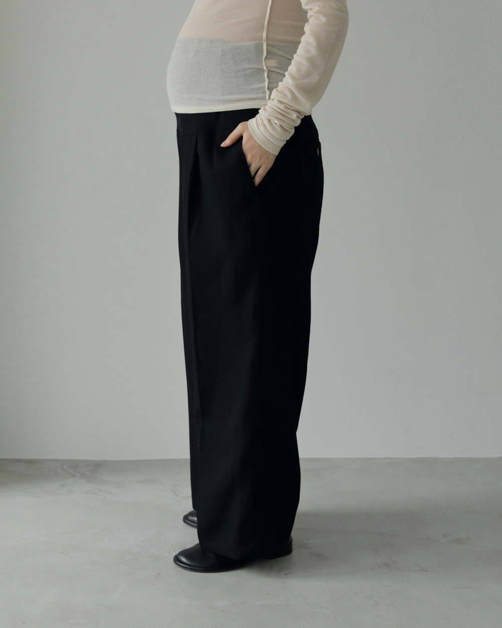 【Reha.】Tuck Wide Pants Tuck Wide Pants,72410701,タックワイドパンツ,パンツ,ボトム,リーハ,Reha,anuke,マタニティ,妊婦