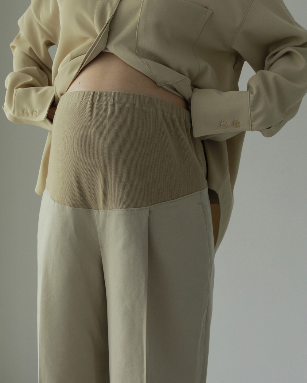 【Reha.】Tuck Wide Pants Tuck Wide Pants,72410701,タックワイドパンツ,パンツ,ボトム,リーハ,Reha,anuke,マタニティ,妊婦