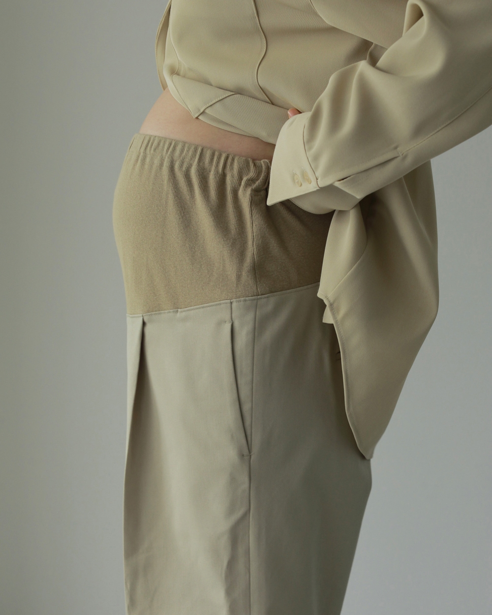 【Reha.】Tuck Wide Pants Tuck Wide Pants,72410701,タックワイドパンツ,パンツ,ボトム,リーハ,Reha,anuke,マタニティ,妊婦