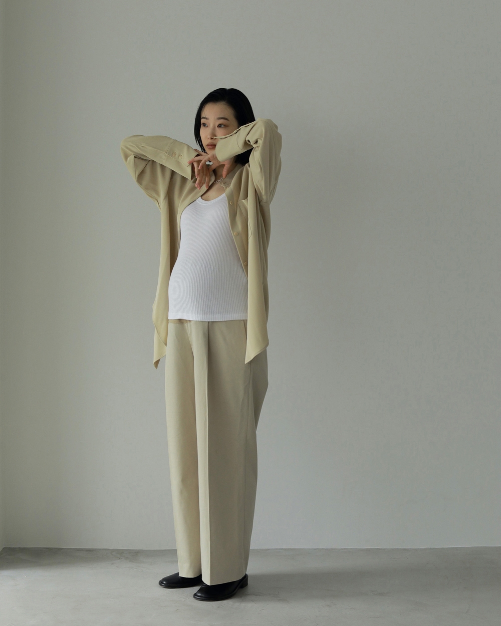 【Reha.】Tuck Wide Pants Tuck Wide Pants,72410701,タックワイドパンツ,パンツ,ボトム,リーハ,Reha,anuke,マタニティ,妊婦