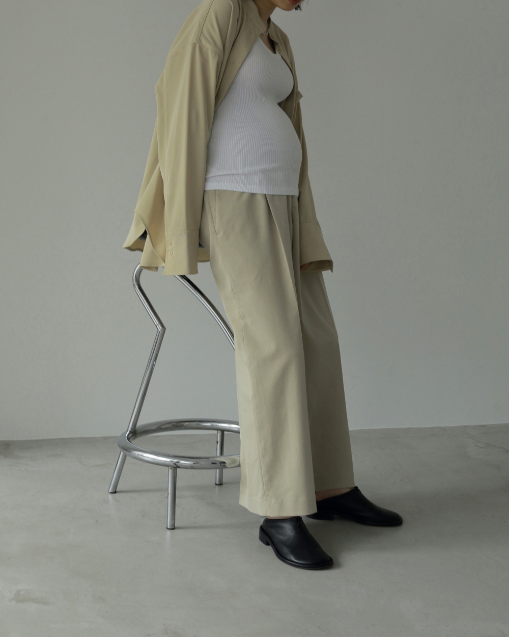 【Reha.】Tuck Wide Pants Tuck Wide Pants,72410701,タックワイドパンツ,パンツ,ボトム,リーハ,Reha,anuke,マタニティ,妊婦