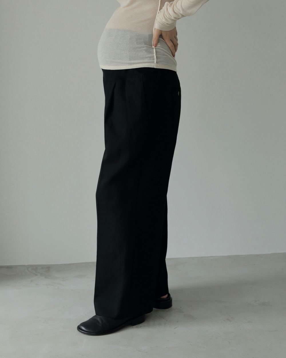【Reha.】Tuck Wide Pants Tuck Wide Pants,72410701,タックワイドパンツ,パンツ,ボトム,リーハ,Reha,anuke,マタニティ,妊婦