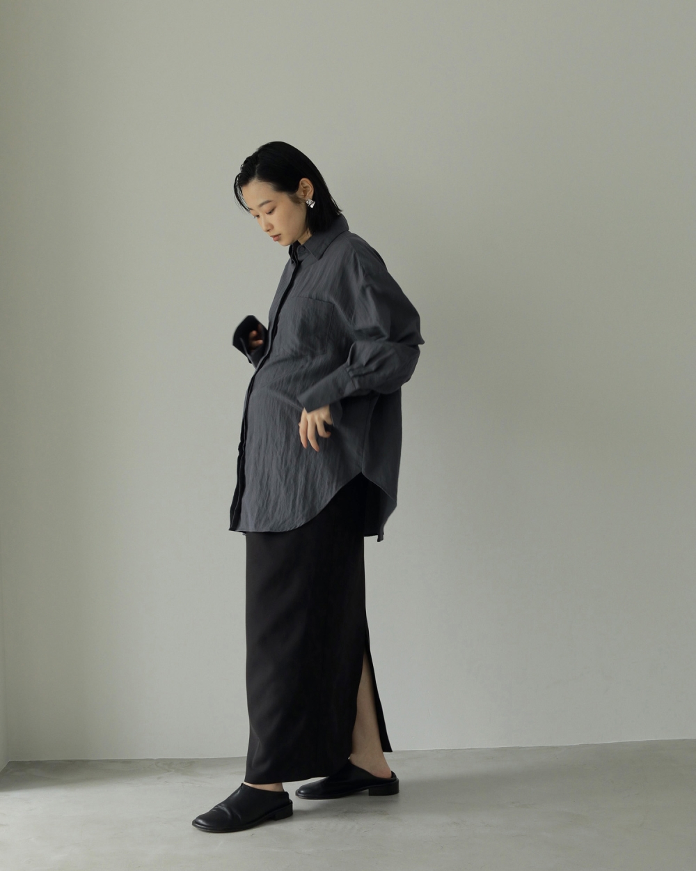 【Reha.】Tuck Maxi Skirt Tuck Maxi Skirt,スカート,マキシスカート,タックマキシスカート