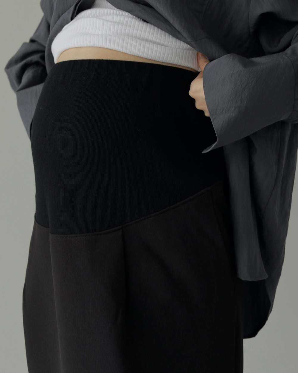 【Reha.】Tuck Maxi Skirt Tuck Maxi Skirt,スカート,マキシスカート,タックマキシスカート