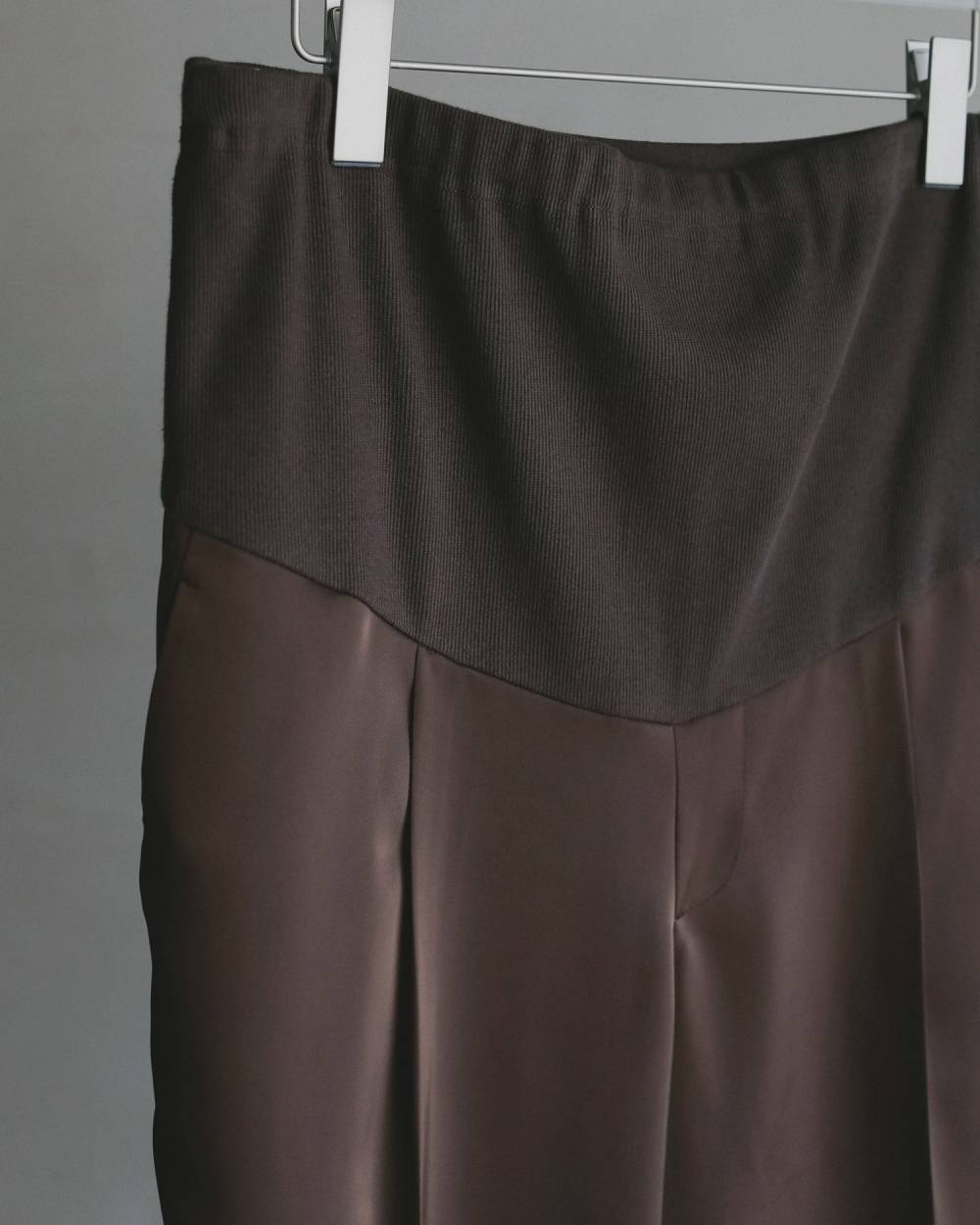 【Reha.】Satin Wide Pants Reha.,リーハ,72610701,Satin Wide Pants,サテン ワイド パンツ,MATERNITY,マタニティ,妊婦,ボトム,パンツ,ワイド,ànuke,アンヌーク,lifes,ライフズ