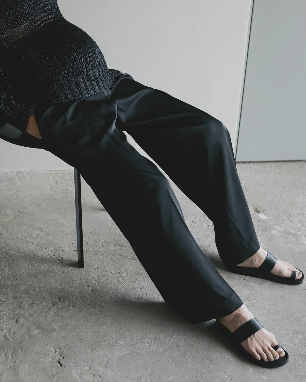 【Reha.】Satin Wide Pants Reha.,リーハ,72610701,Satin Wide Pants,サテン ワイド パンツ,MATERNITY,マタニティ,妊婦,ボトム,パンツ,ワイド,ànuke,アンヌーク,lifes,ライフズ