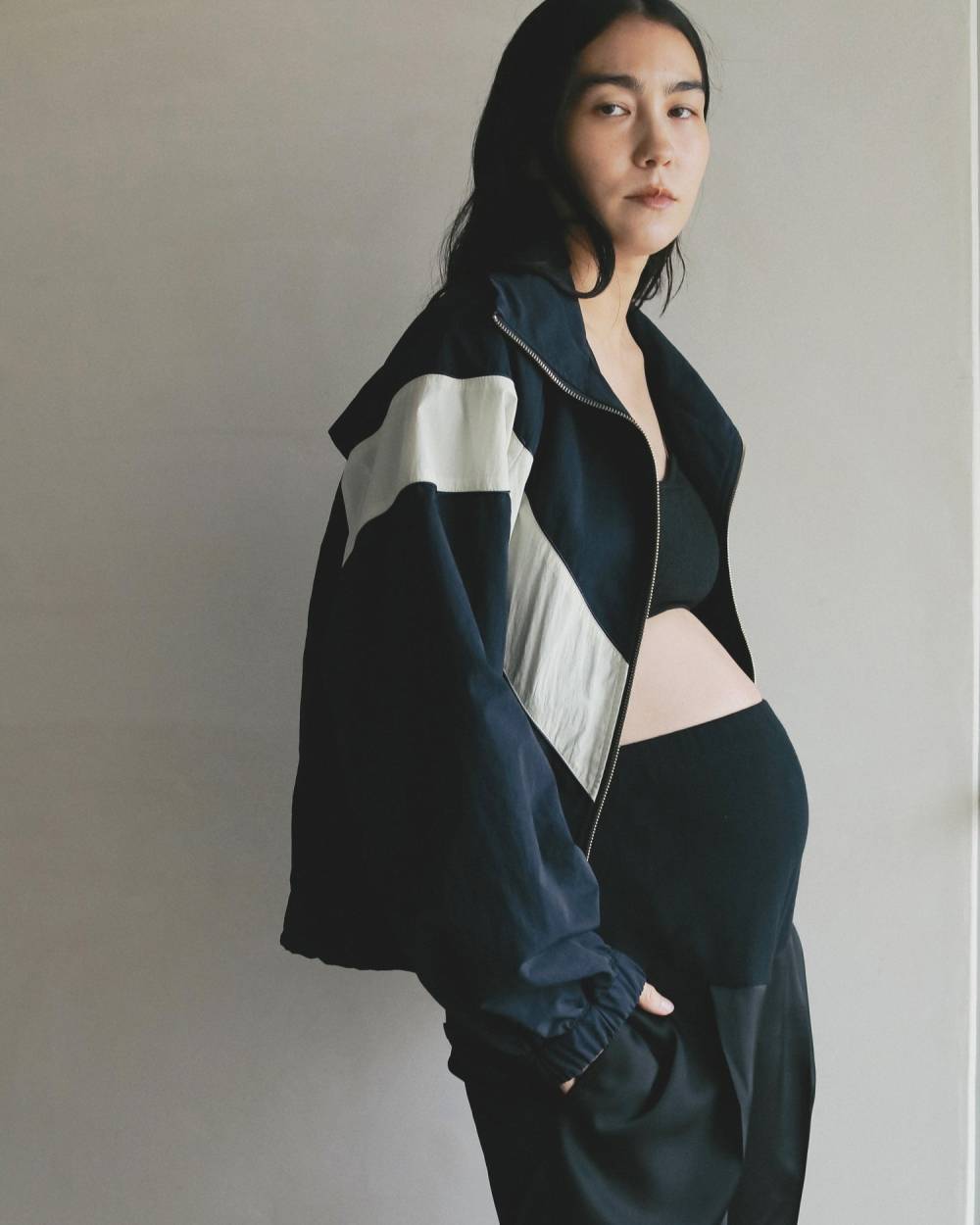 【Reha.】Satin Wide Pants Reha.,リーハ,72610701,Satin Wide Pants,サテン ワイド パンツ,MATERNITY,マタニティ,妊婦,ボトム,パンツ,ワイド,ànuke,アンヌーク,lifes,ライフズ